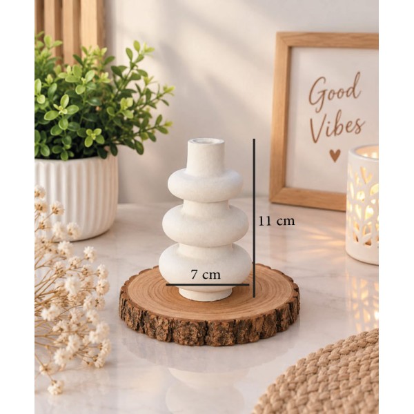 Petit Vase en Béton Brut